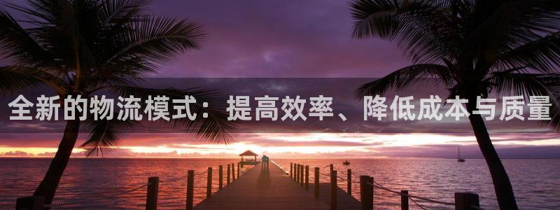 ,优游国际如何退款:全新的物流模式: